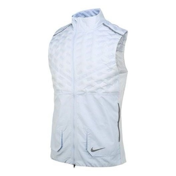 NIKE AeroLoft Repel Down Running Vest Smoke Gray Mens Sz L *NEW* BV4862-085 $180 - Picture 1 of 10